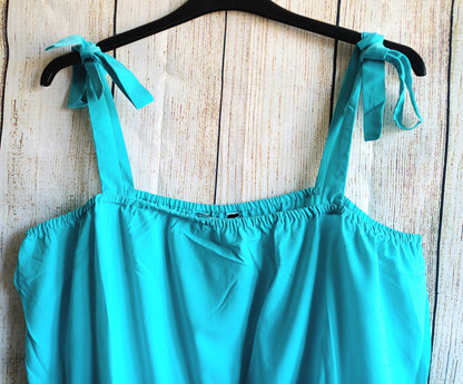 Be You Turquoise Blue Shorts Playsuit