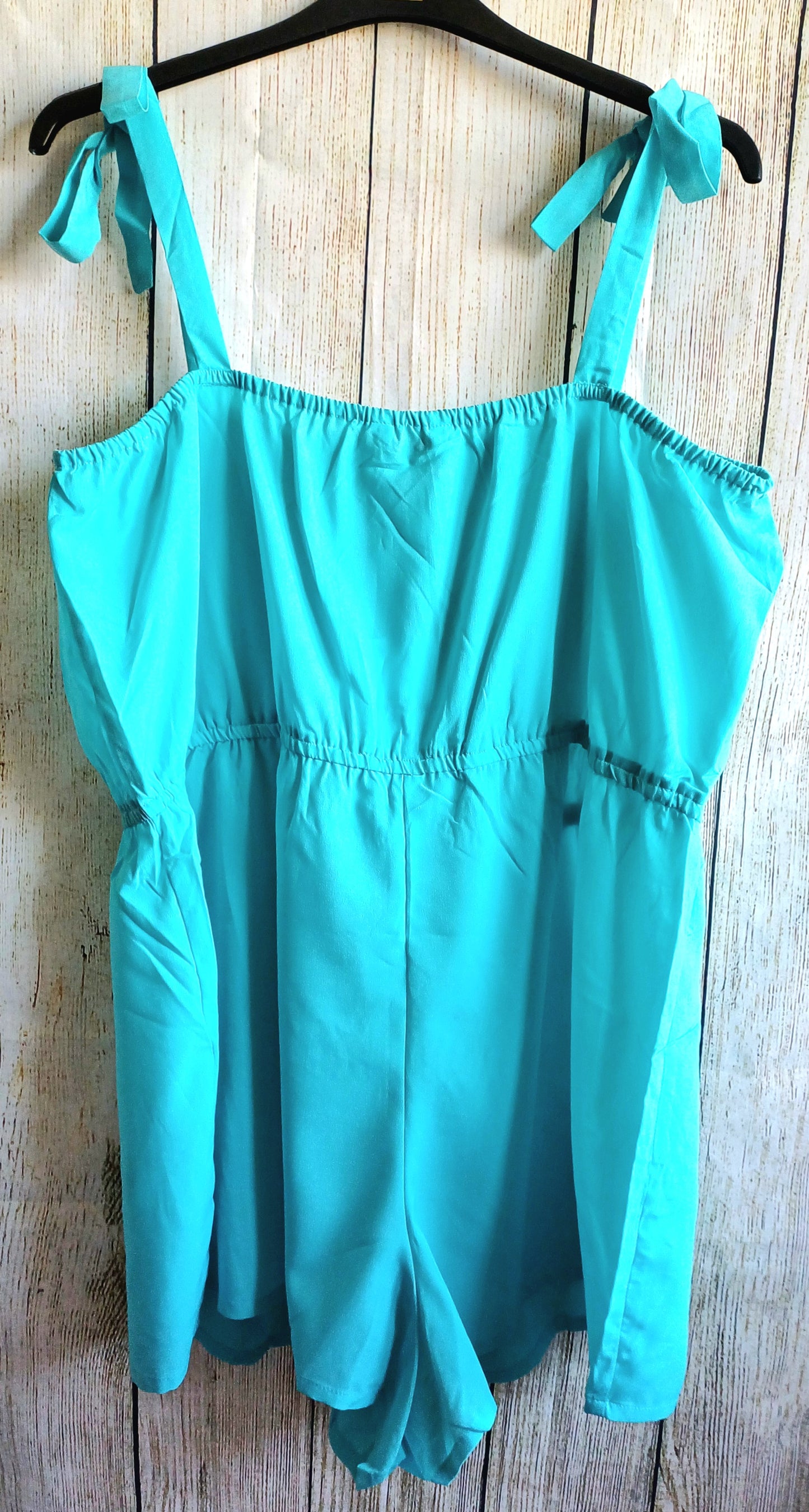 Be You Turquoise Blue Shorts Playsuit